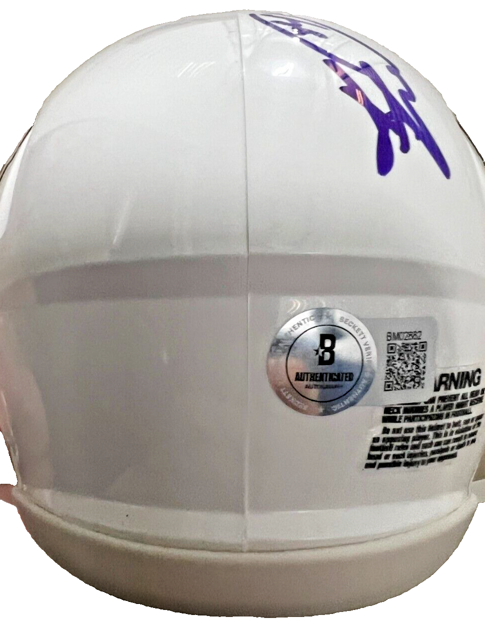 KEENAN MCCARDELL signed (UNLV RUNNIN REBELS mini football helmet BECKETT BM02882