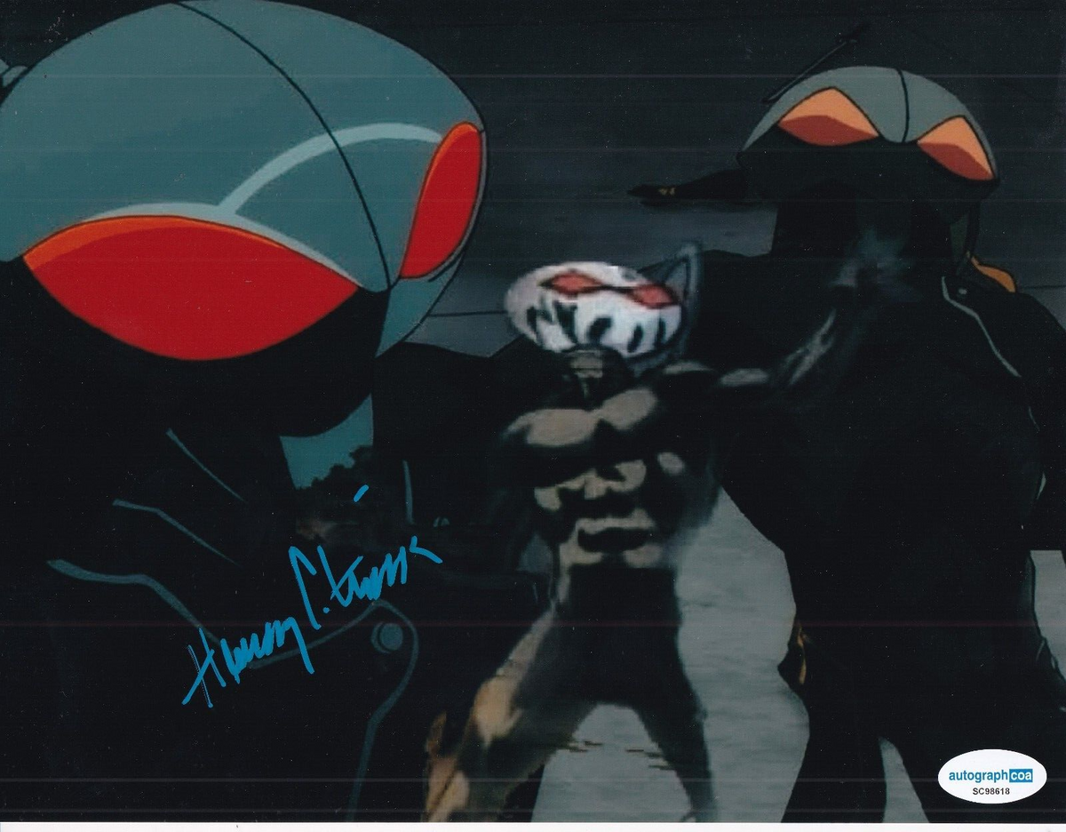 HARRY LENNIX signed (JUSTICE LEAGUE) Black Manta 8X10 photo ACOA SC98618