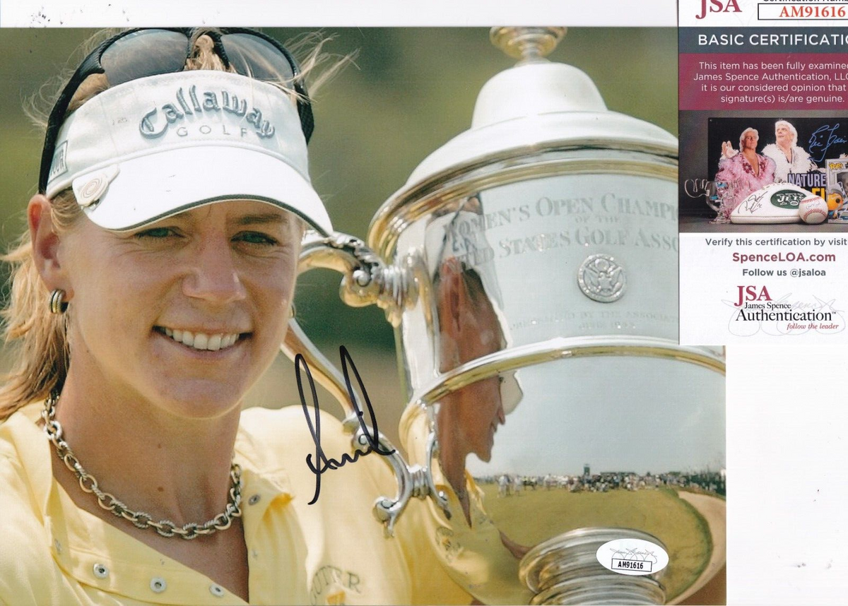 ANNIKA SORENSTAM signed (LPGA) autograph Women's Golf 8X10 photo JSA COA AM91616
