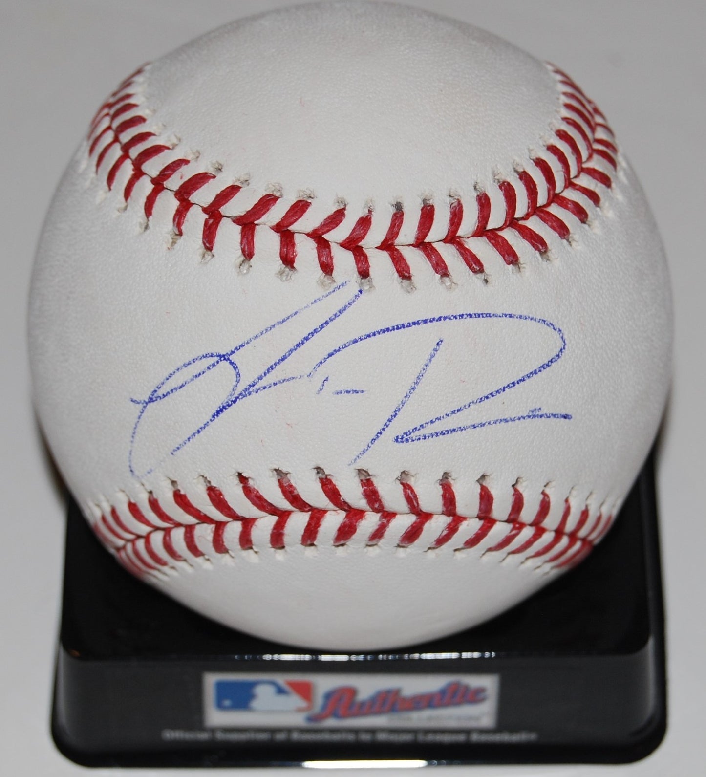 LAZ RIVERA signed OML Major League baseball (CHICAGO WHITE SOX) W/COA