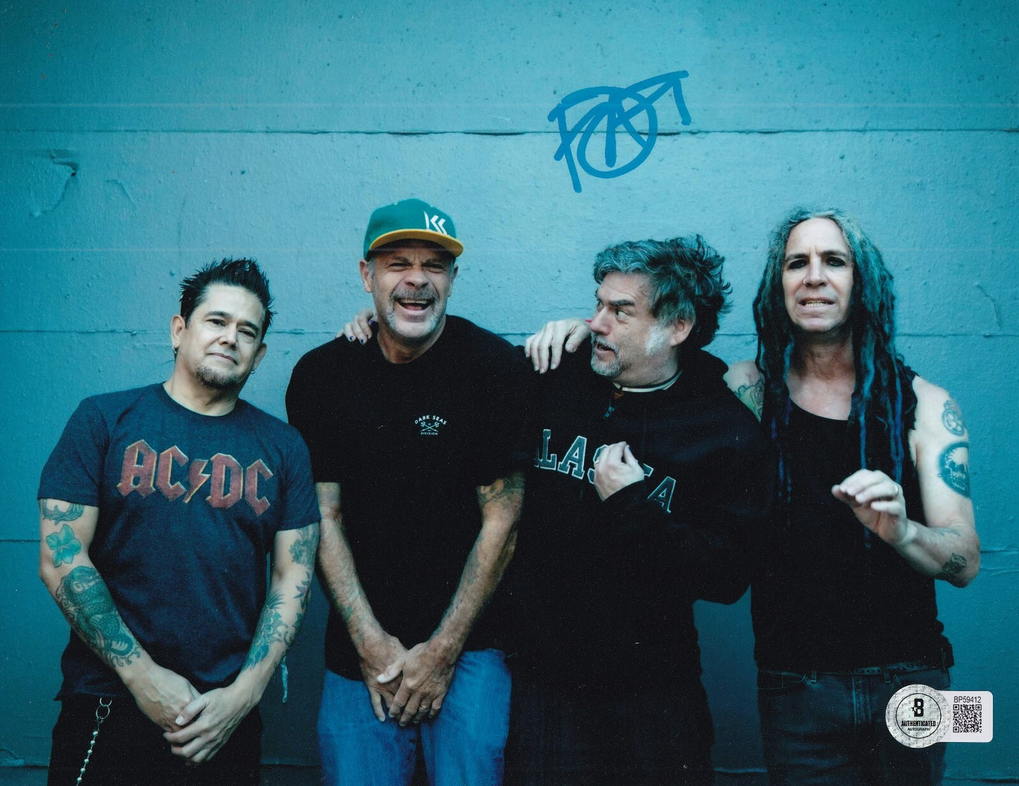 FAT MIKE signed (NOFX) Michael Burkett Music 8X10 photo BECKETT BAS BP59412