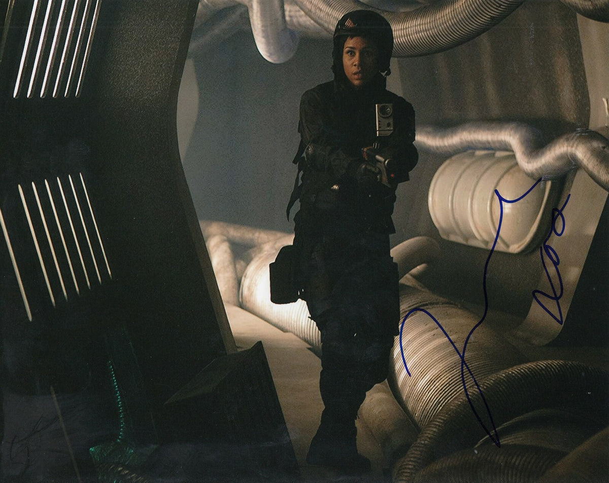 ZAWE ASHTON signed (DOCTOR WHO) 8X10 photo *Journey Blue* autographed W/COA #1