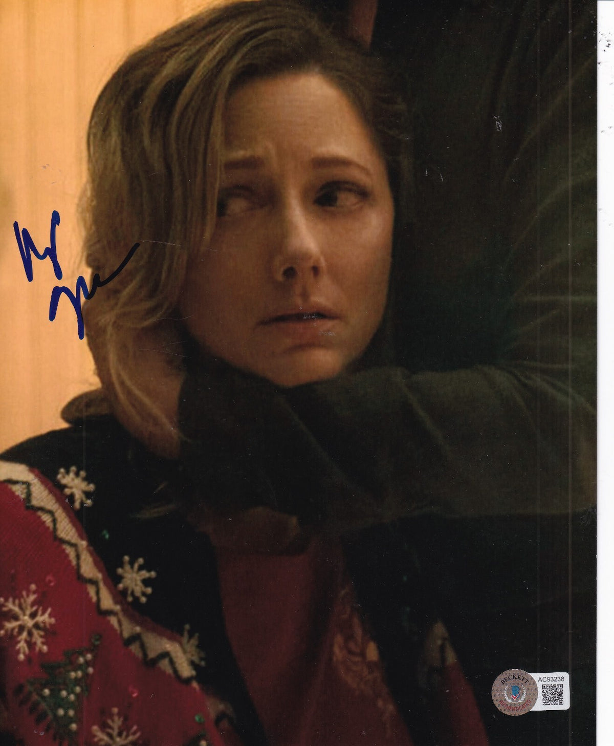 JUDY GREER signed (HALLOWEEN KILLS) Horror Movie 8X10 photo BECKETT BAS AC93238