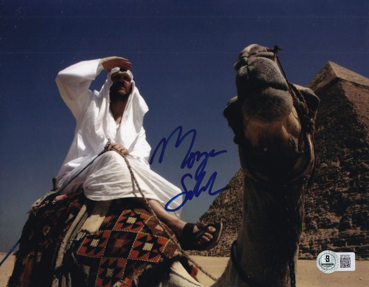 MORGAN SPURLOCK signed (SUPER SIZE ME) Movie 8X10 photo BECKETT BAS BP30791