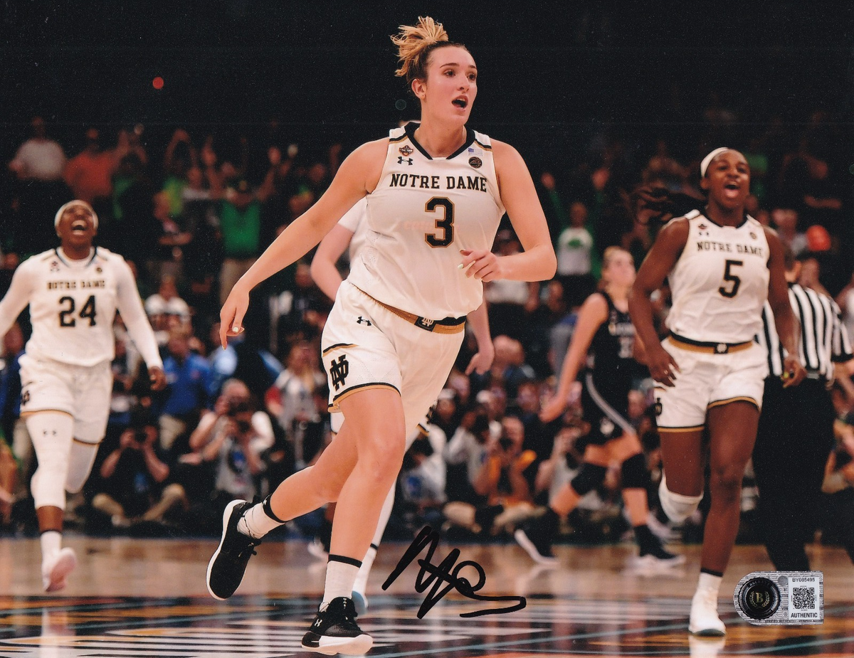 MARINA MABREY signed (NOTRE DAME) WNBA basketball 8x10 photo BECKETT BY085495