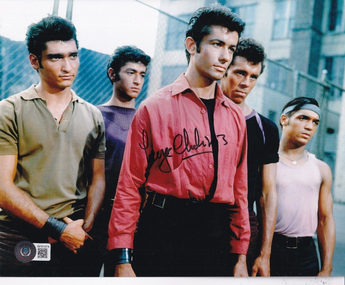 GEORGE CHAKIRIS signed (WEST SIDE STORY) Bernardo 8X10 photo BECKETT BF81474
