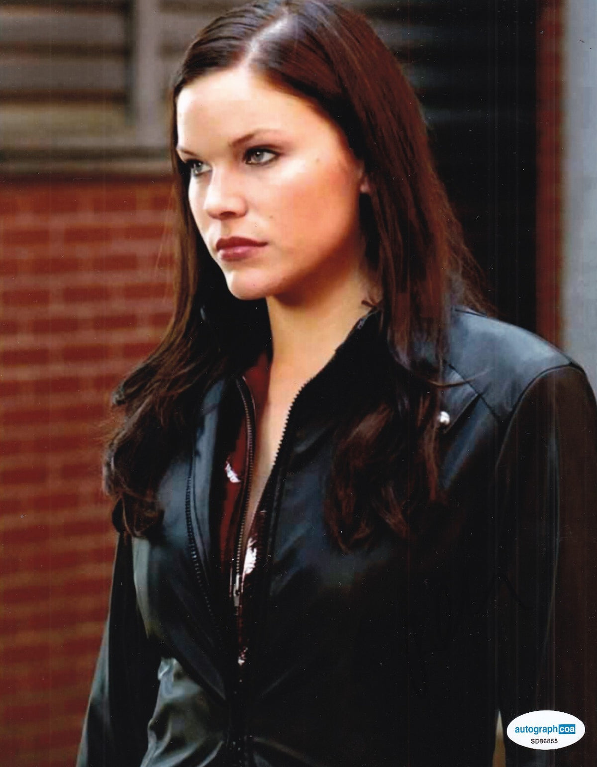 KAREN CLICHE signed (MUTANT X) Lexa Pierce TV SHOW 8X10 photo ACOA SD86855