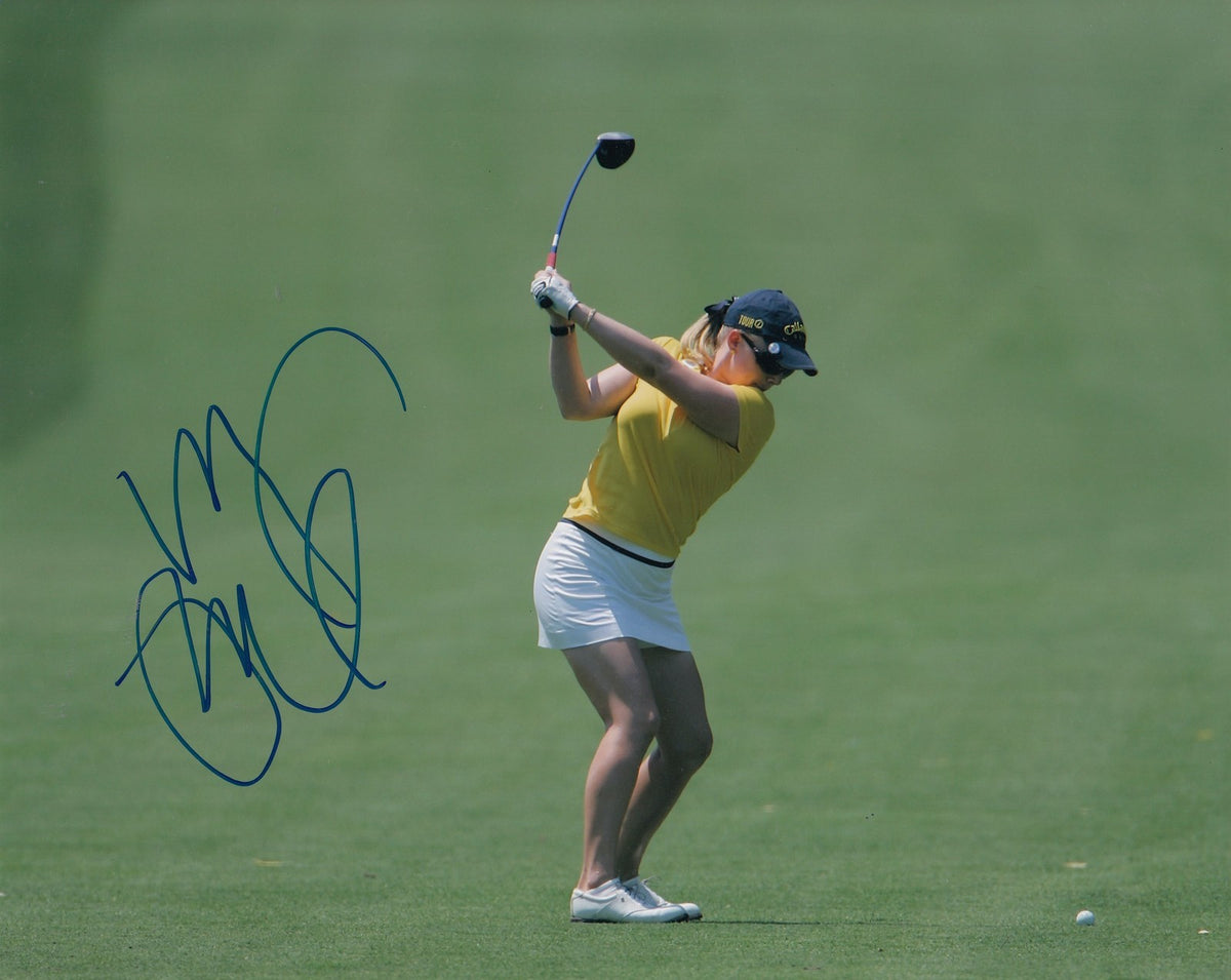 MORGAN PRESSEL signed LPGA *WOMENS* GOLF 8X10 photo W/COA SOLHEIM CUP MASTERS #1