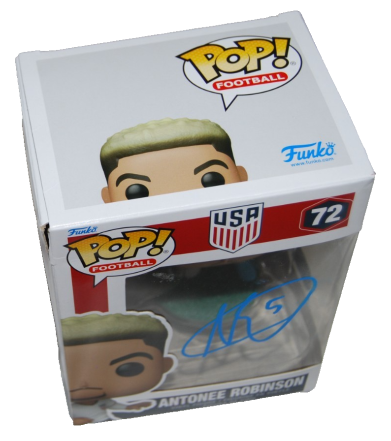 ANTONEE ROBINSON signed (TEAM USA) Soccer Funko Pop #72 BECKETT BY085892