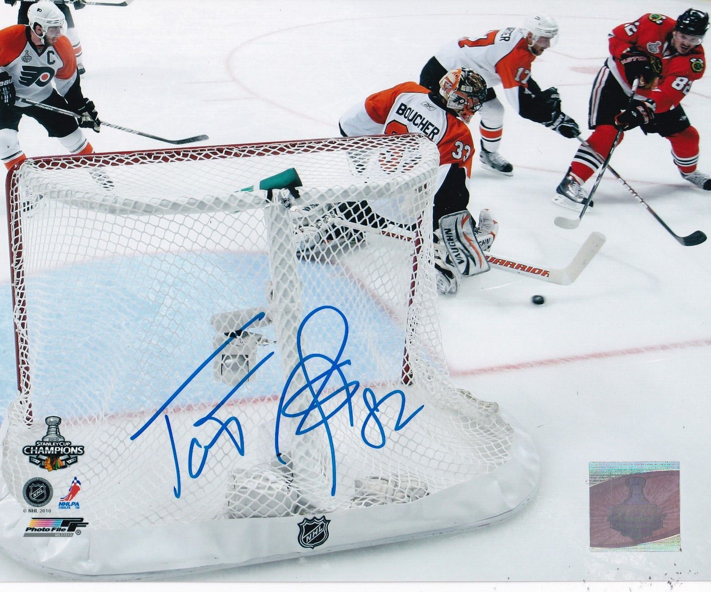 TOMAS KOPECKY signed (CHICAGO BLACKHAWKS) autographed HOCKEY 8X10 photo W/COA