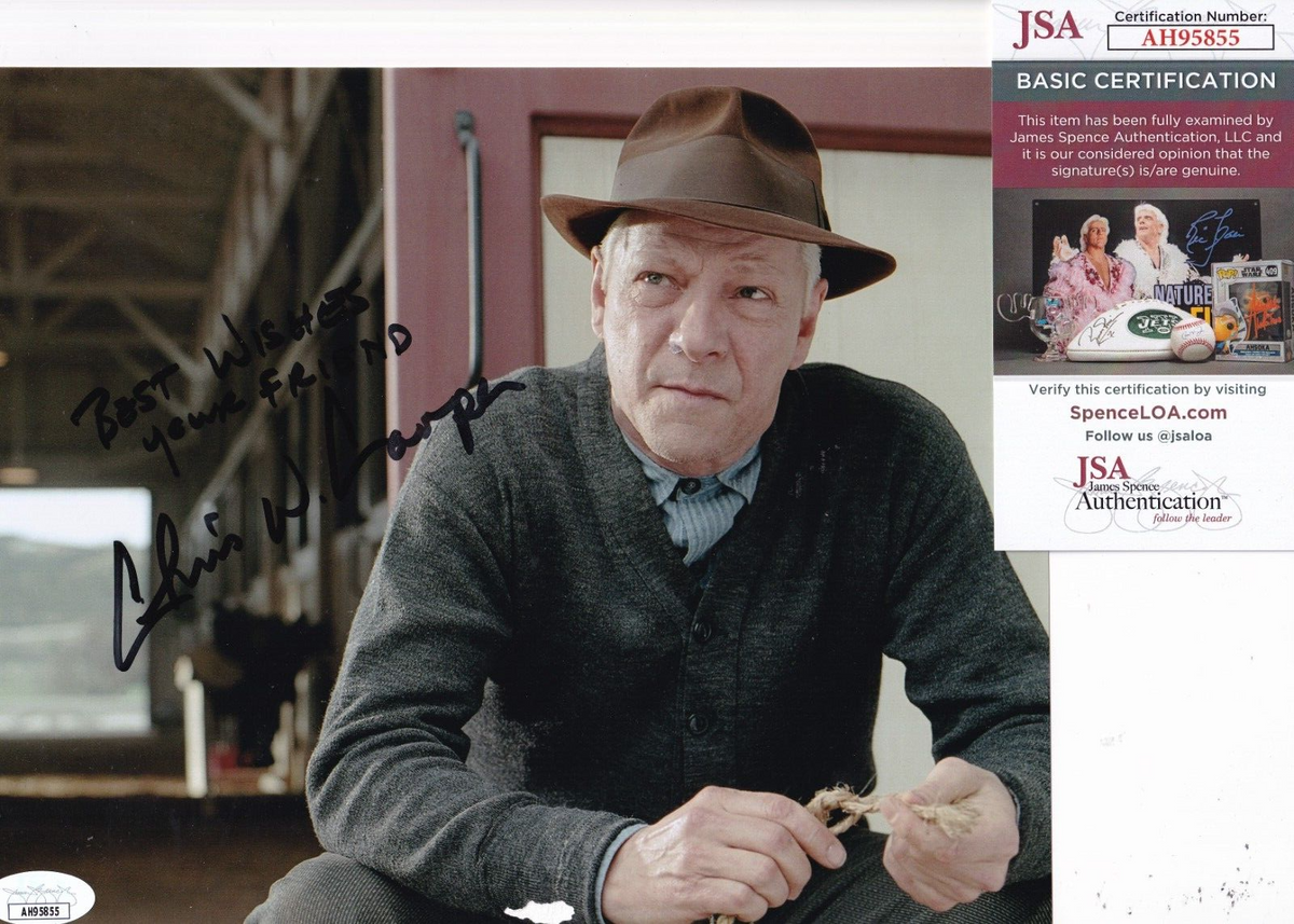 CHRIS COOPER signed (SEABISCUIT) autographed movie 8X10 photo JSA COA AH95855