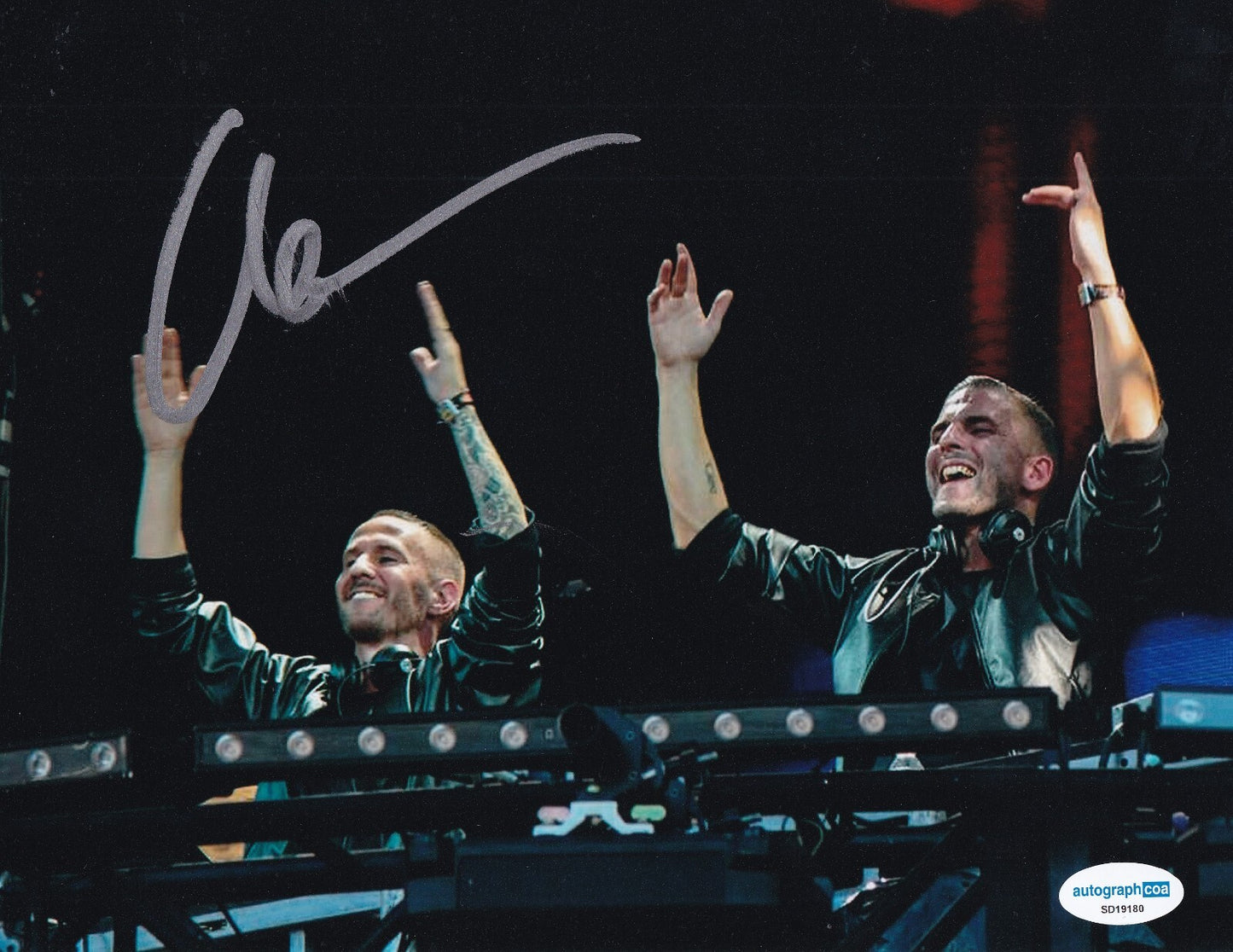 CHRISTIAN KARLSSON signed (GALANTIS) EDM MUSIC DJ 8X10 photo ACOA SD19180