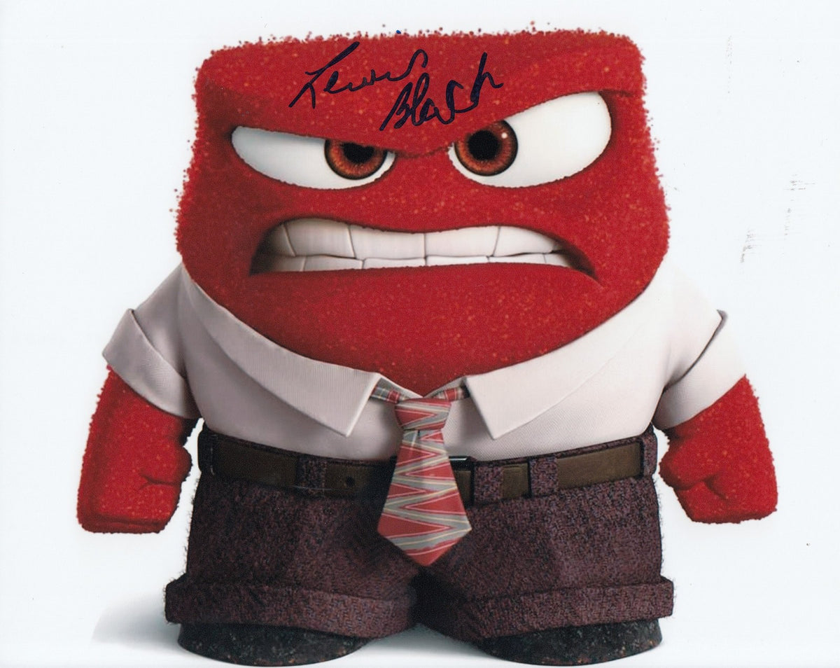 LEWIS BLACK signed (INSIDE OUT) *ANGER* autographed 8X10 photo W/COA #1