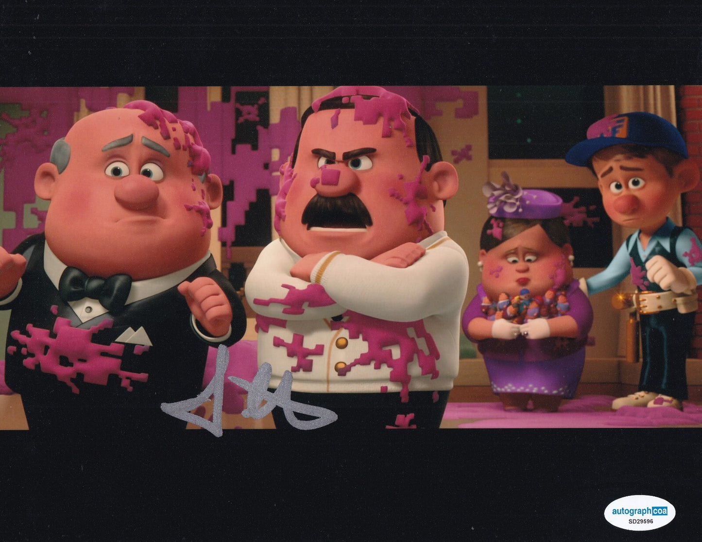 SKYLAR ASTIN signed (WRECK IT RALPH) Roy Movie 8x10 photo ACOA SD29596