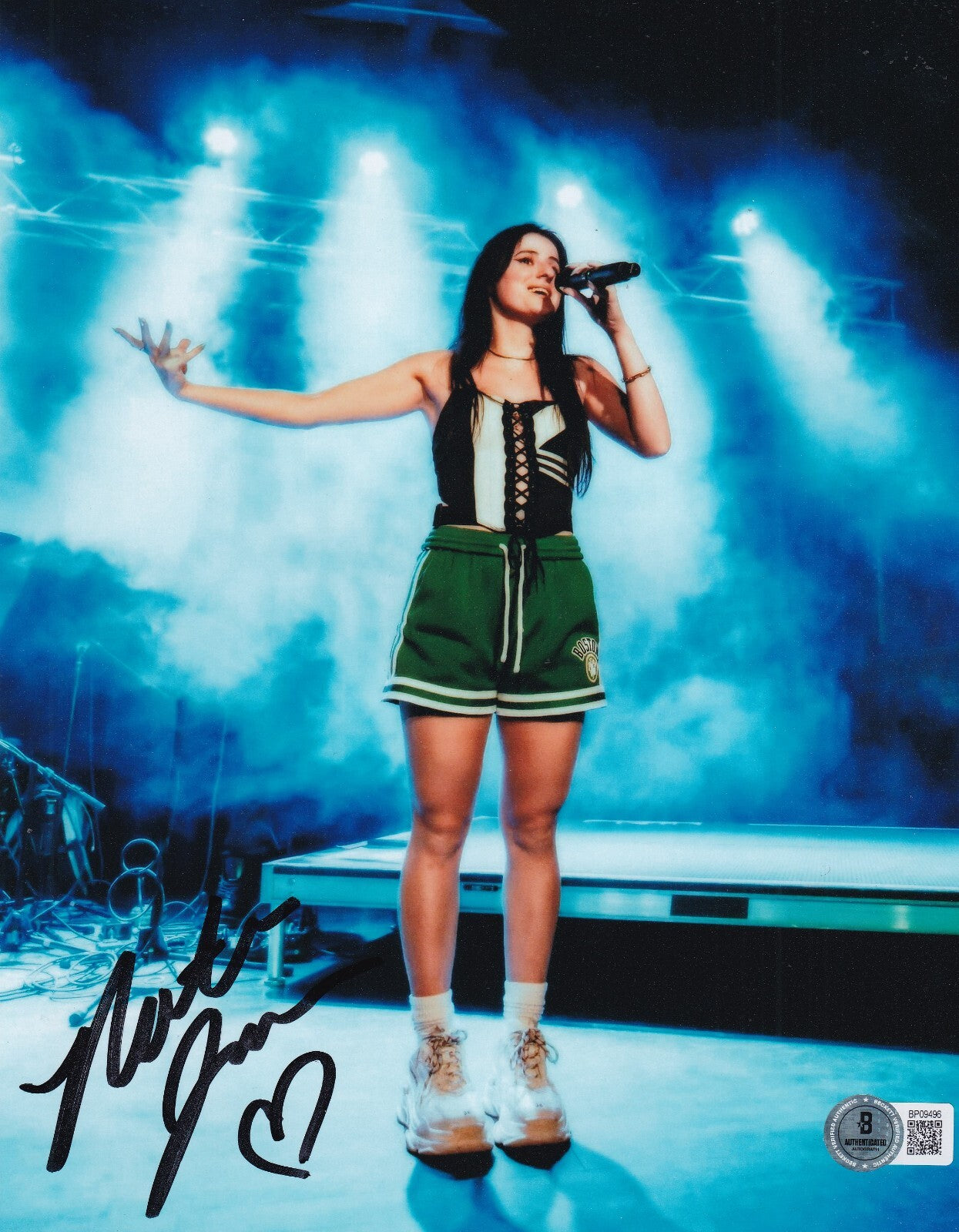 NATALIE JANE signed (WHERE AM I?) Music singer 8x10 photo BECKETT BAS BP09496