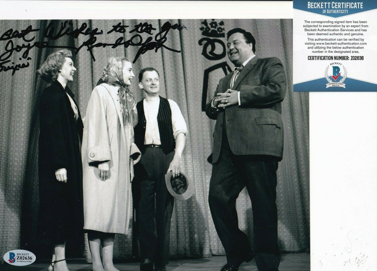 JOYCE RANDOLPH signed (THE HONEYMOONERS) Trixie 8X10 photo BECKETT BAS Z02636