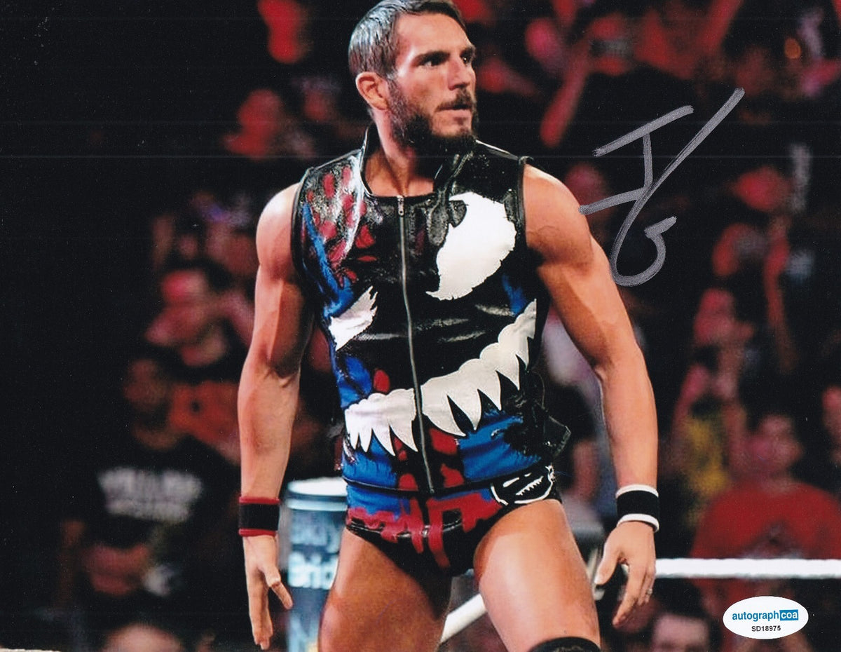 JOHNNY GARGANO signed (WWE) WRESTLING Smackdown NXT 8X10 photo ACOA SD18975