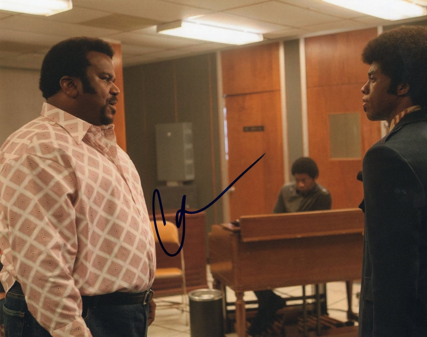 Craig Robinson signed 8x10 Photo w/COA Get on Up Maceo Parker #1