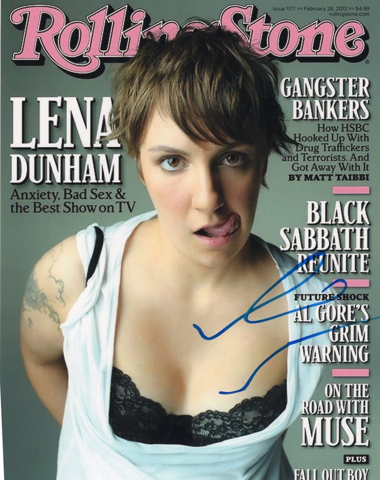 Lena Dunham Girls Hannah Horvath Signed 8x10 Photo w/COA