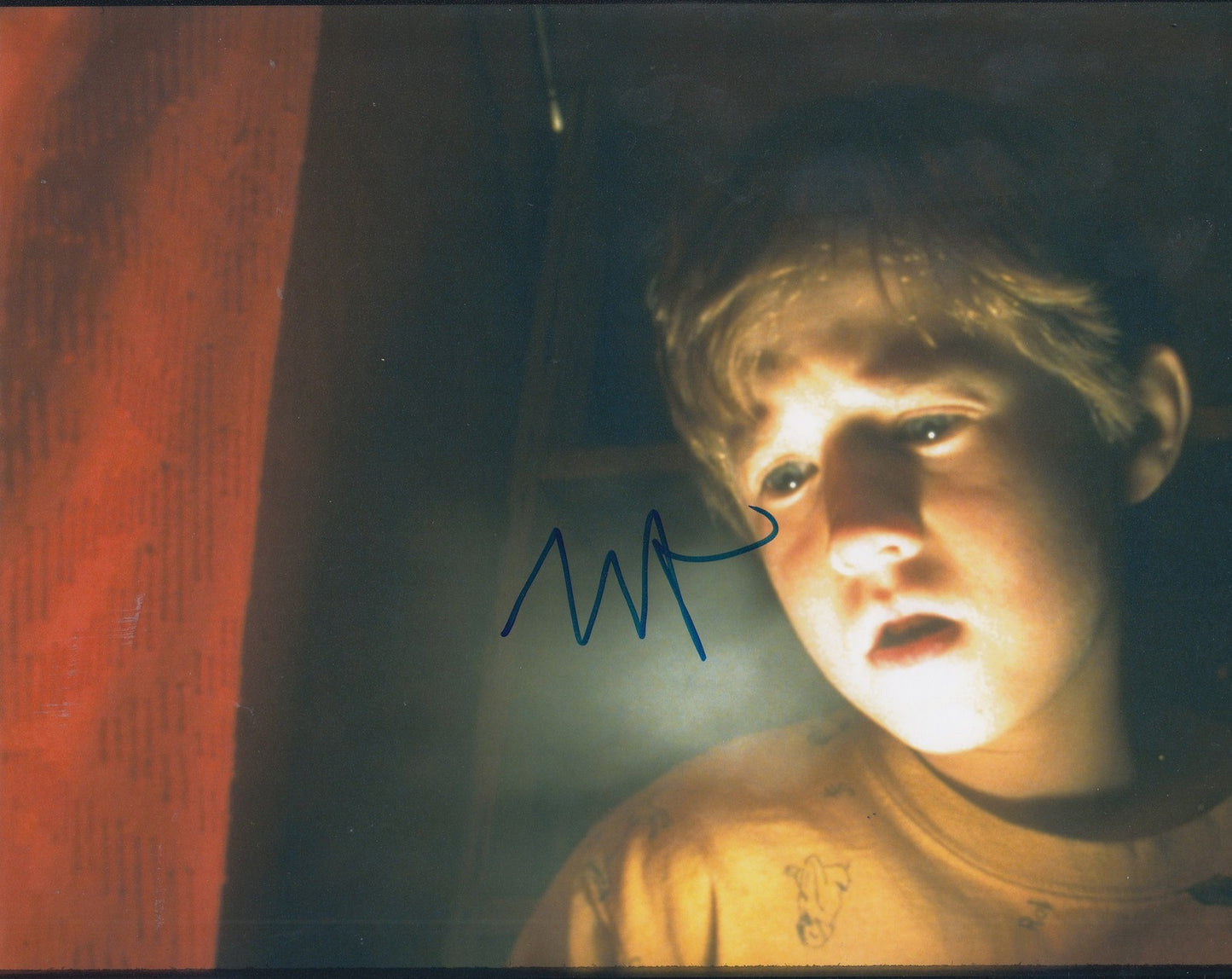 HALEY JOEL OSMENT signed (THE SIXTH SENSE) Movie 8X10 *Cole Sear* photo W/COA #3