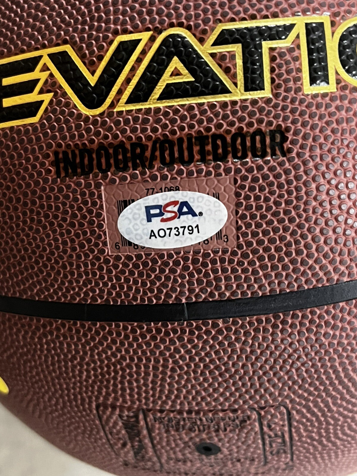 JAMIE JAQUEZ JR Signed (MIAMI HEAT) Spalding NBA Basketball PSA/DNA AO73791