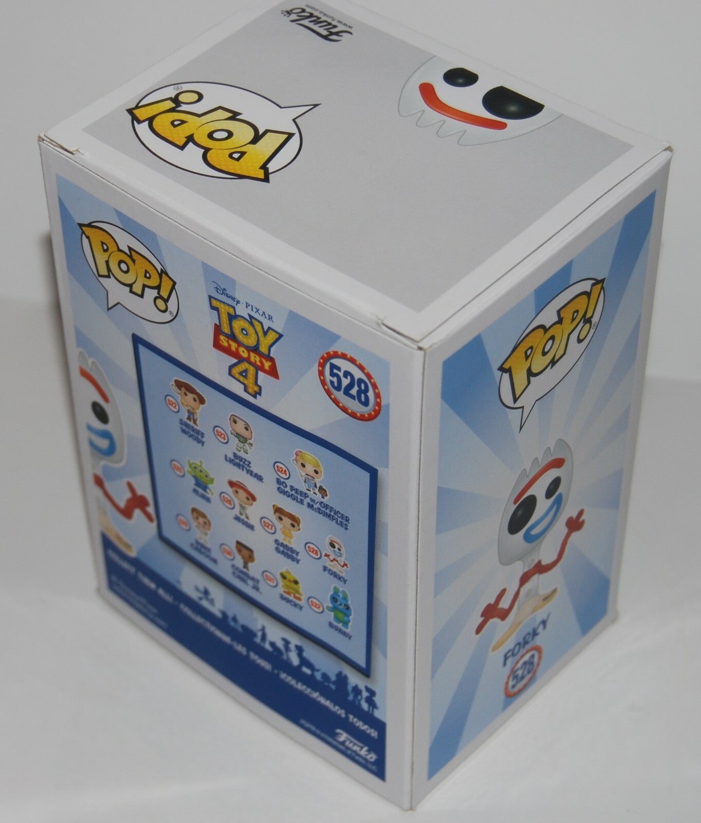 TONY HALE signed (FORKY) Disney Toy Story 4 Pixar Funko Pop #528 BECKETT BAS