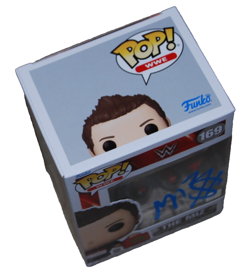 MICHAEL MIZANIN signed THE MIZ Money in the Bank Funko pop #169 BECKETT BQ83855