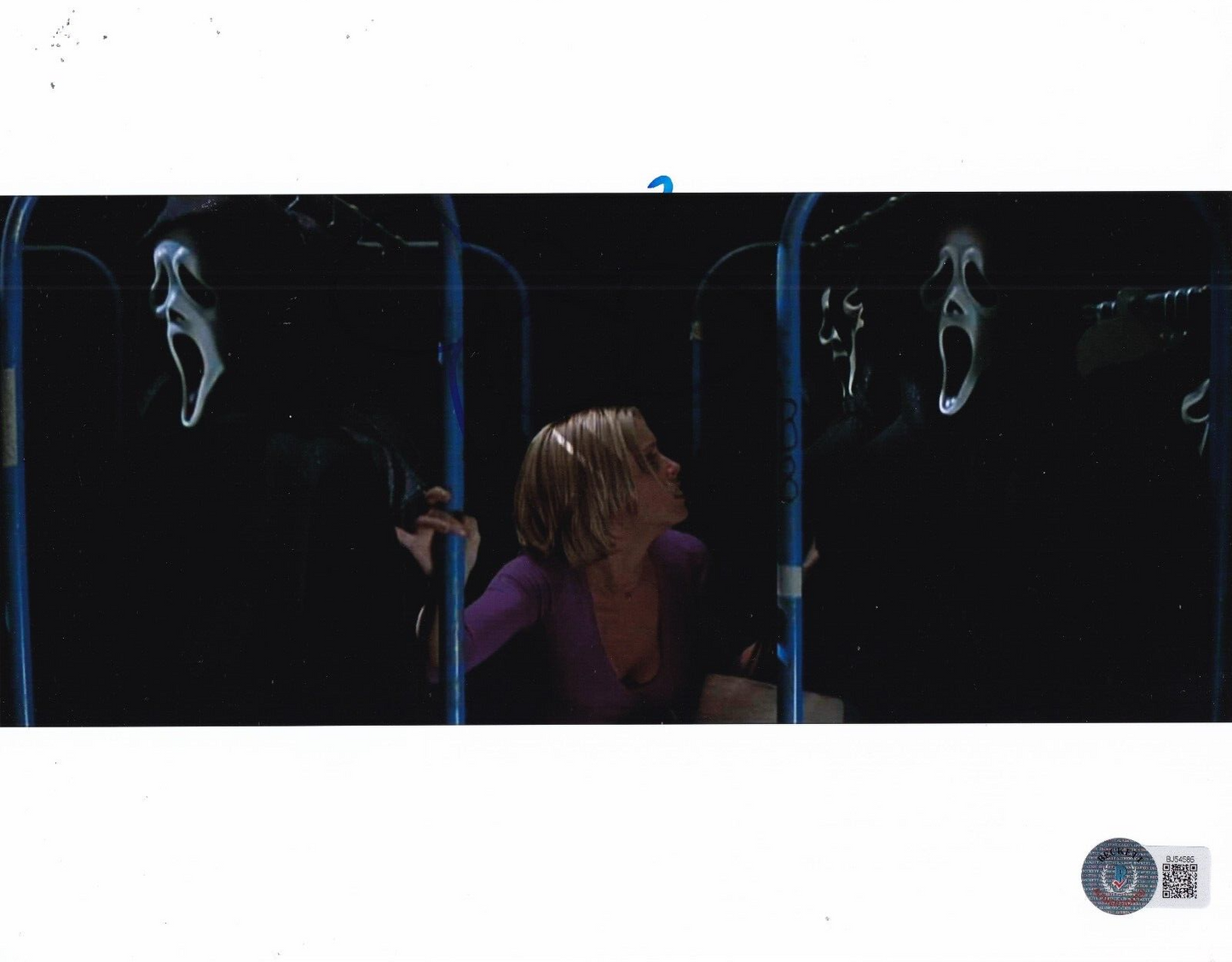 JENNY MCCARTHY signed (SCREAM 3) Sarah Movie 8X10 photo BECKETT BAS BJ54585