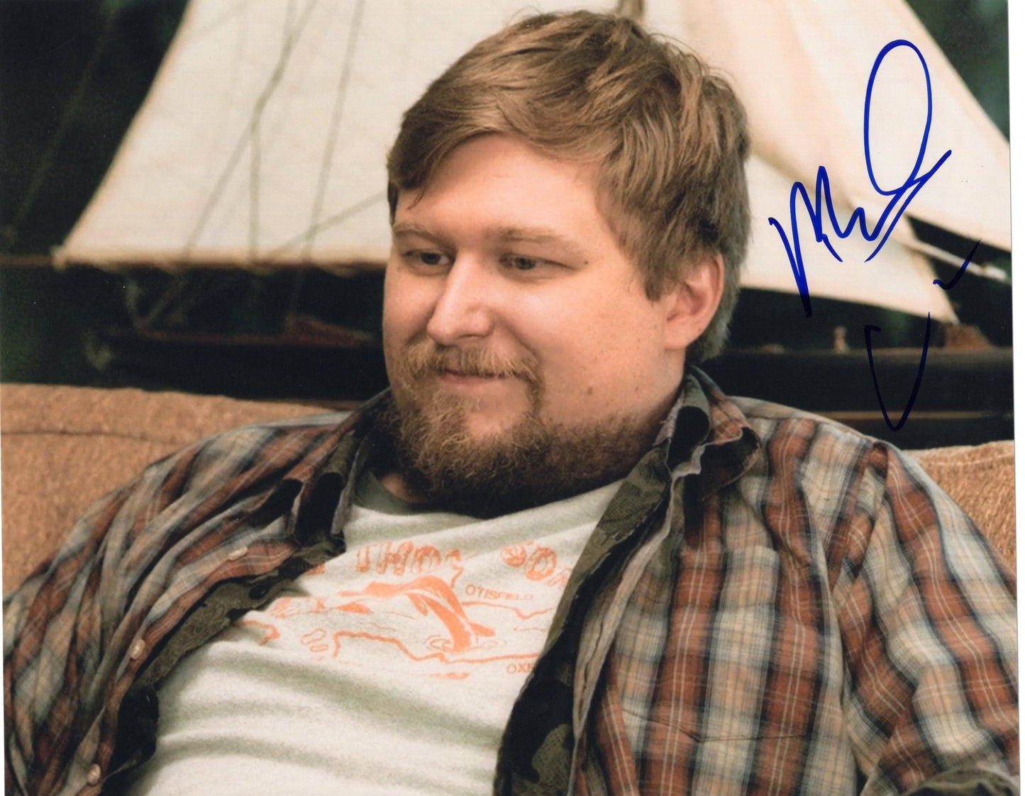 Michael Chernus signed Orange is the New Black 8x10 Photo w/COA Cal #4