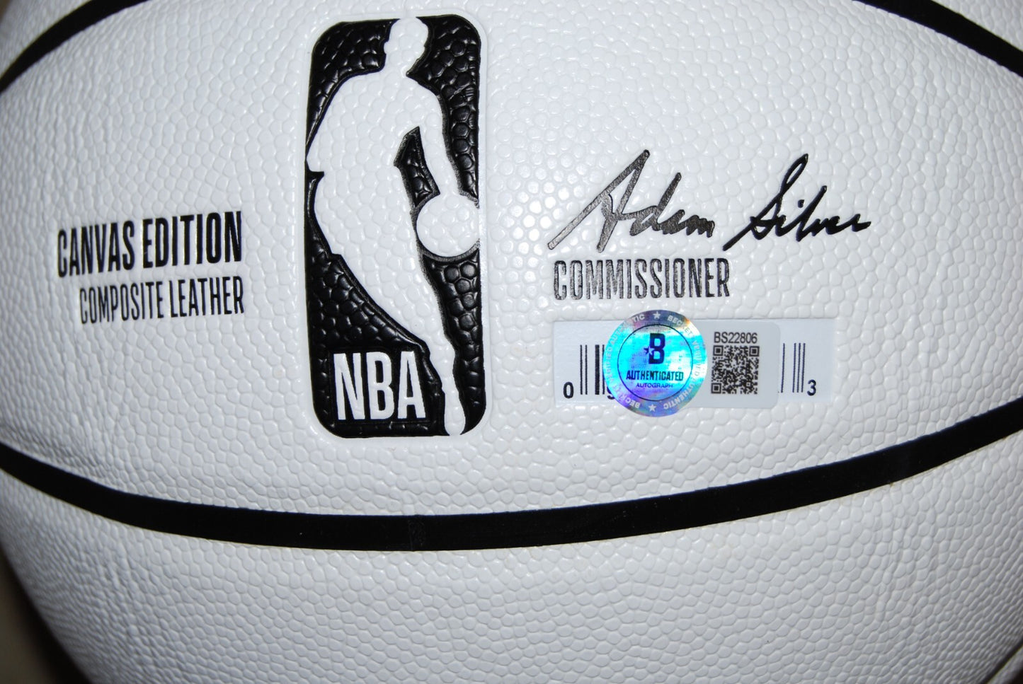 THOMAS SORBER signed Wilson NBA basketball (GEORGETOWN HOYAS) 2025 DRAFT BECKETT