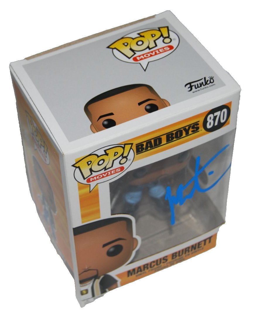MARTIN LAWRENCE signed (BAD BOYS) Marcus Burnett Funko Pop #870 BECKETT BY085861