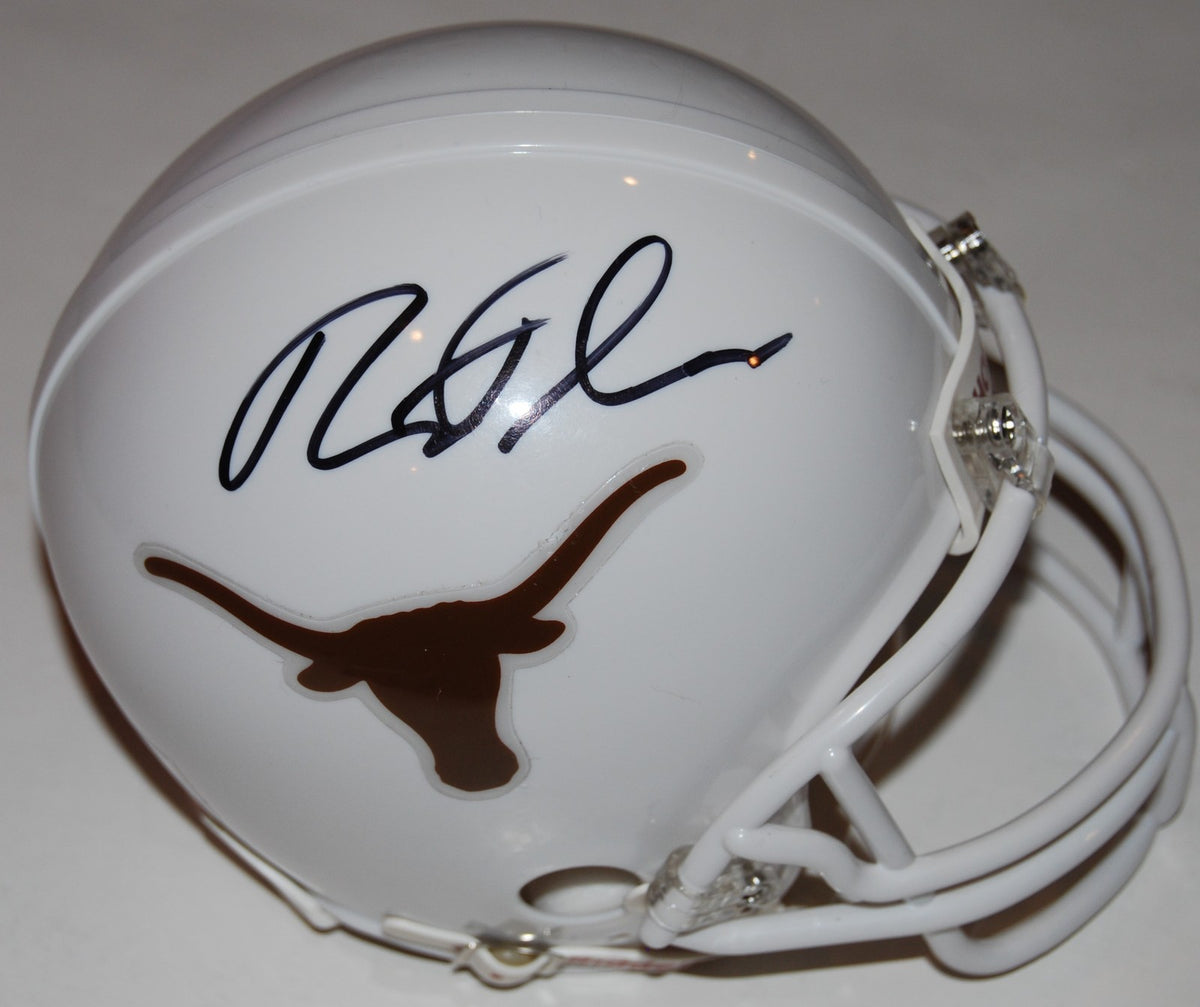 DE'GABREIL FLOYD signed (TEXAS LONGHORNS) mini football helmet W/COA #TL1 C
