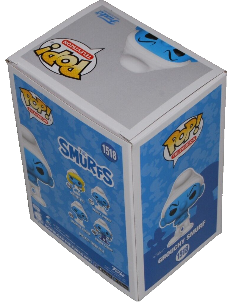 GEORGE LOPEZ signed (THE SMURFS) Grouchy Funko Pop #1518 BECKETT BAS BN65931