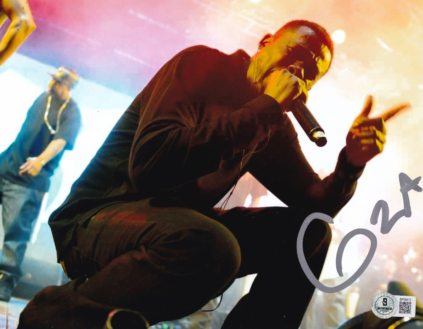 GZA signed (BREAKER BREAKER) WU-TANG Music singer 8X10 photo BECKETT BP09413