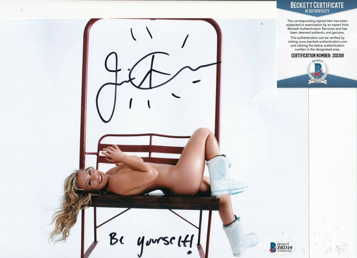 JAMIE ANDERSON signed (U.S SNOWBOARDER) Olympics 8X10 photo BECKETT BAS Z02319