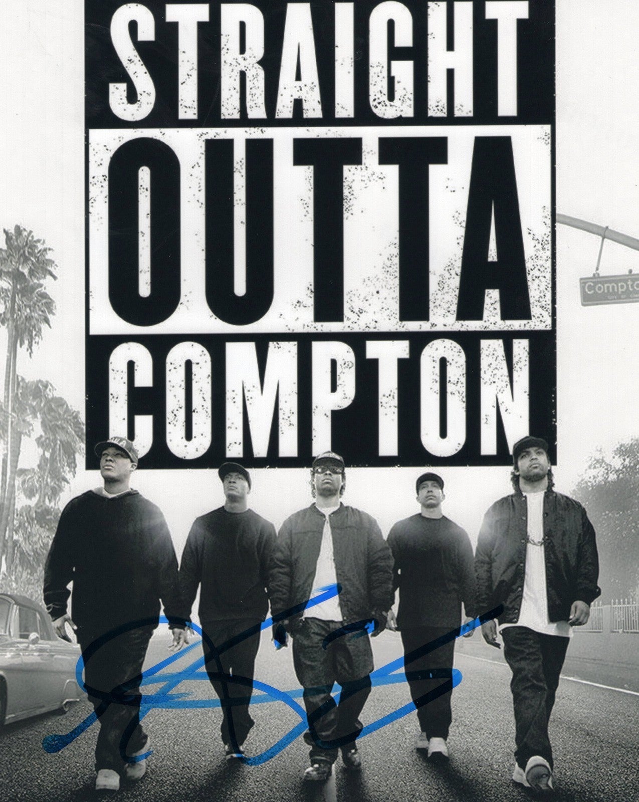 Aldis Hodge signed 8x10 Photograph w/COA Straight Outta Compton MC Ren
