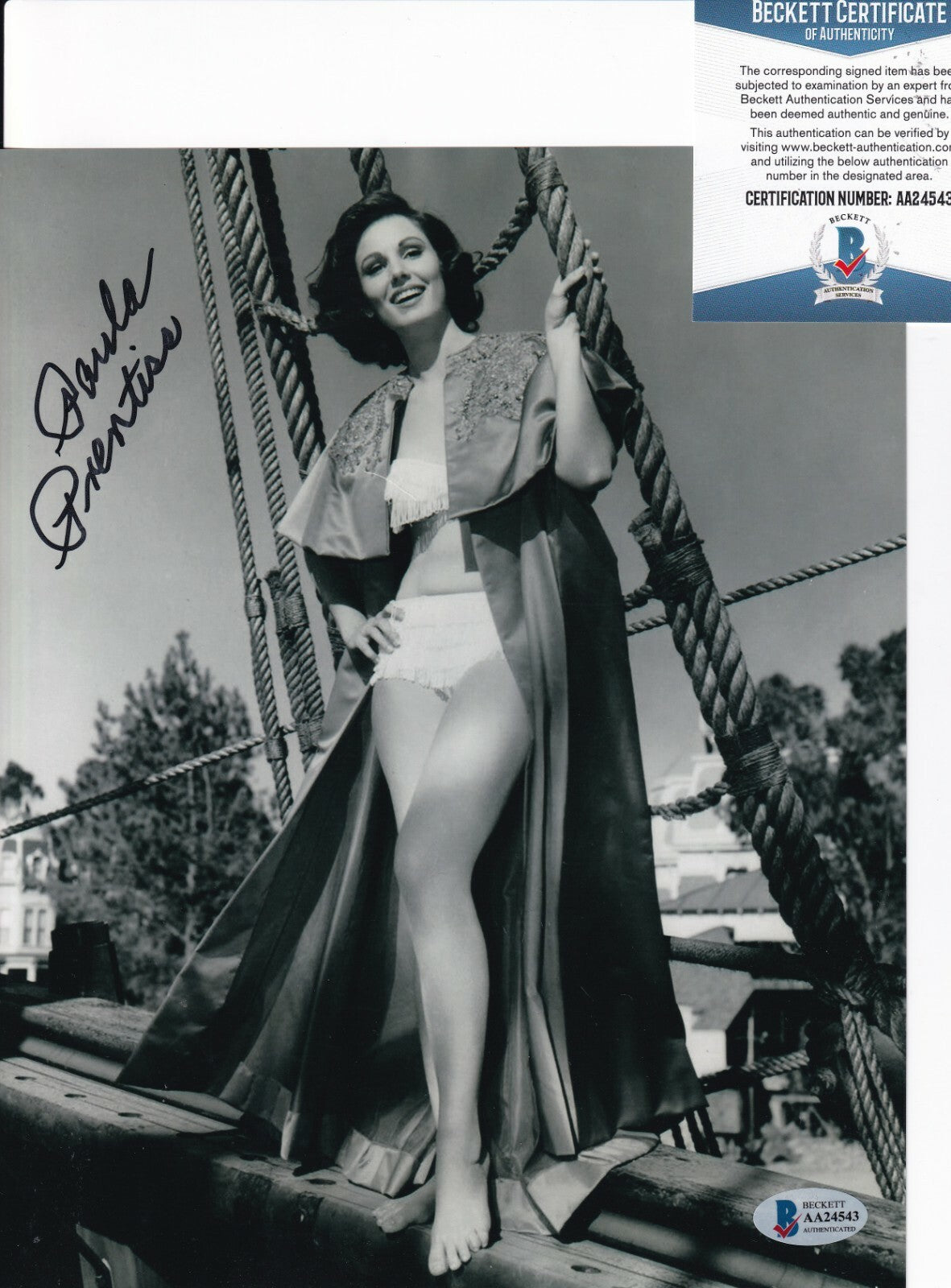 PAULA PRENTISS signed (HE & SHE) Stepford Wives 8X10 photo BECKETT BAS AA24543