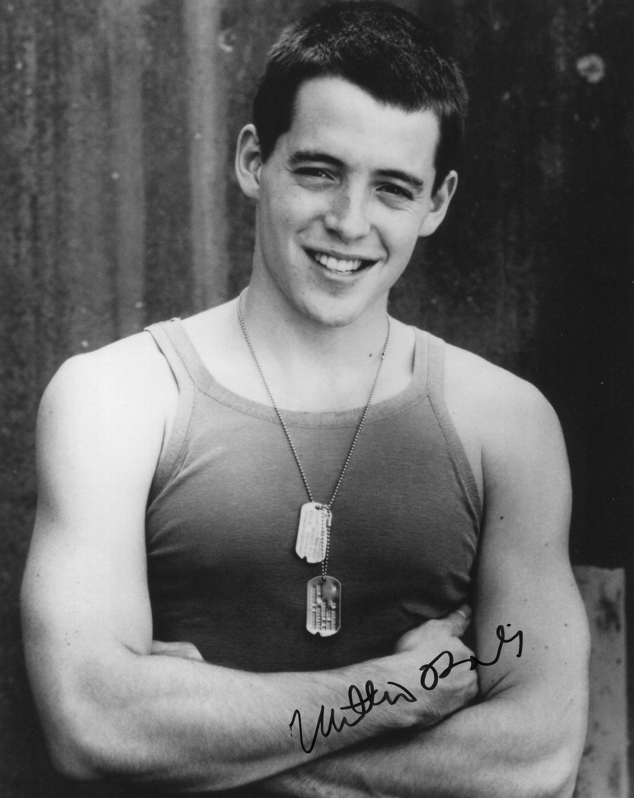 Matthew Broderick Signed Biloxi Blues Movie 8x10 Photo w/COA #1