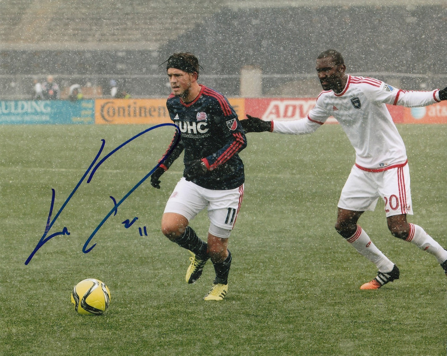 KELYN ROWE signed (NEW ENGLAND REVOULTION) MLS SOCCER 8X10 photo W/COA #1