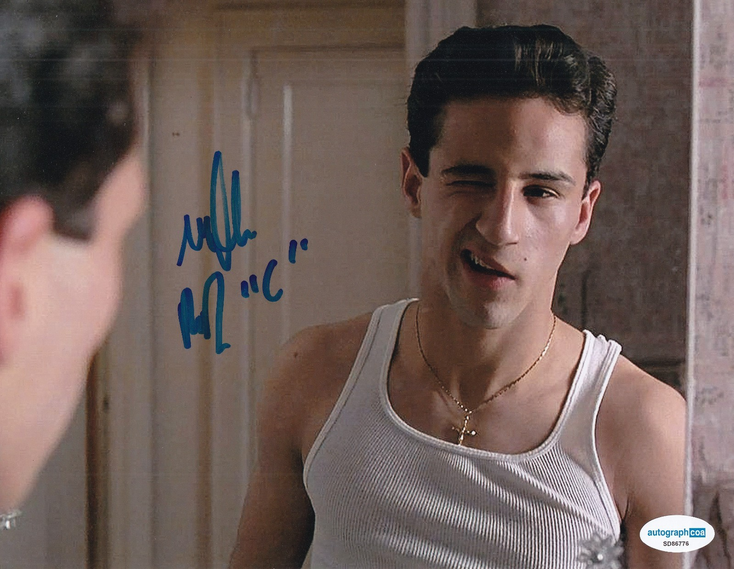 LILO BRANCATO signed (A BRONX TALE) Movie Calogero 8X10 photo ACOA SD86776