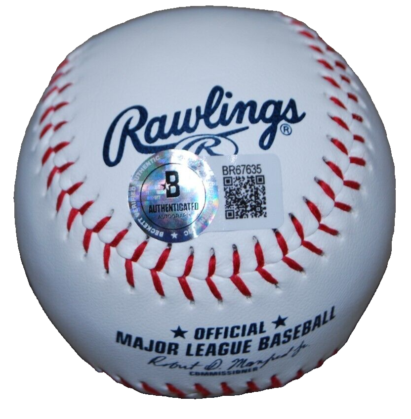 COLSON MONTGOMERY signed (CHICAGO WHITE SOX) MLB logo baseball BECKETT BR67635