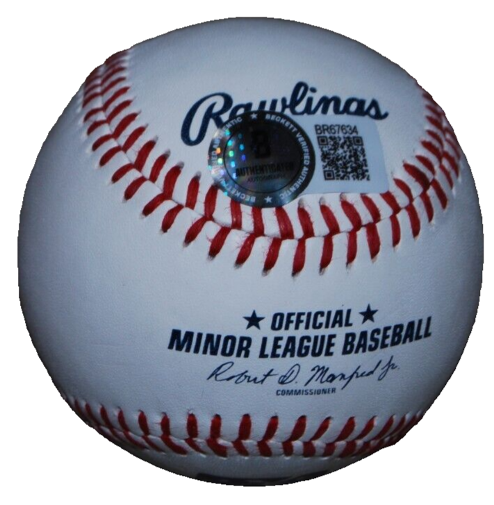 KYLE TEEL signed (CHICAGO WHITE SOX) Minor League baseball BECKETT BR67634