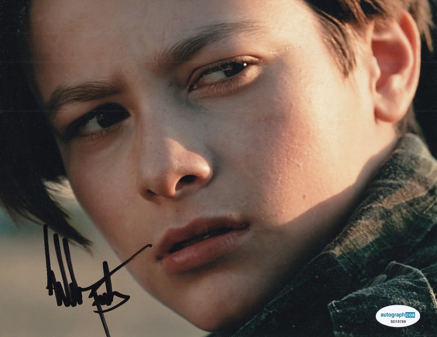 EDWARD FURLONG signed (TERMINATOR 2) Movie John Connor 8x10 photo ACOA SD18769
