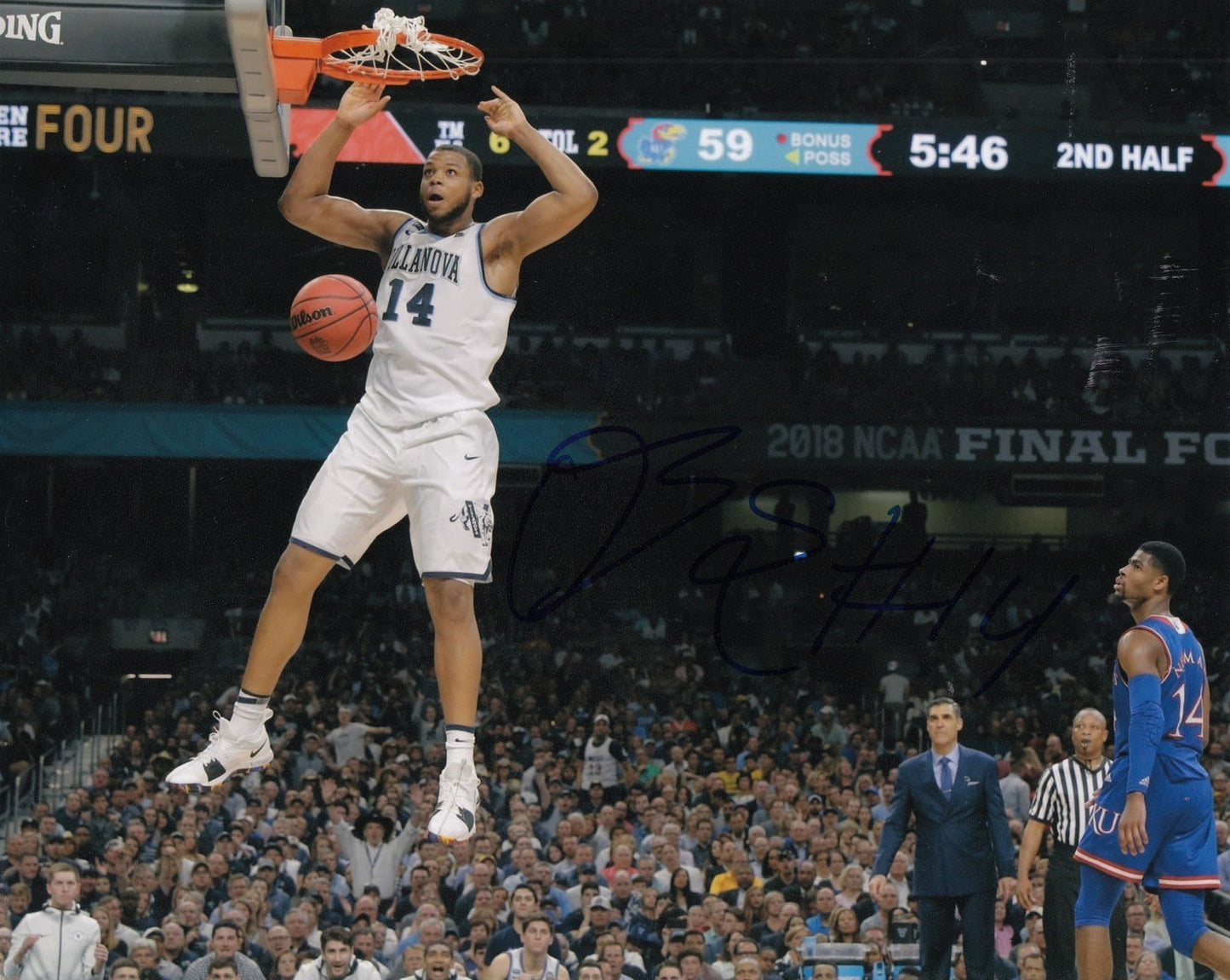 OMARI SPELLMAN signed (VILLANOVA WILDCATS) Basketball NBA 8X10 photo W/COA #2