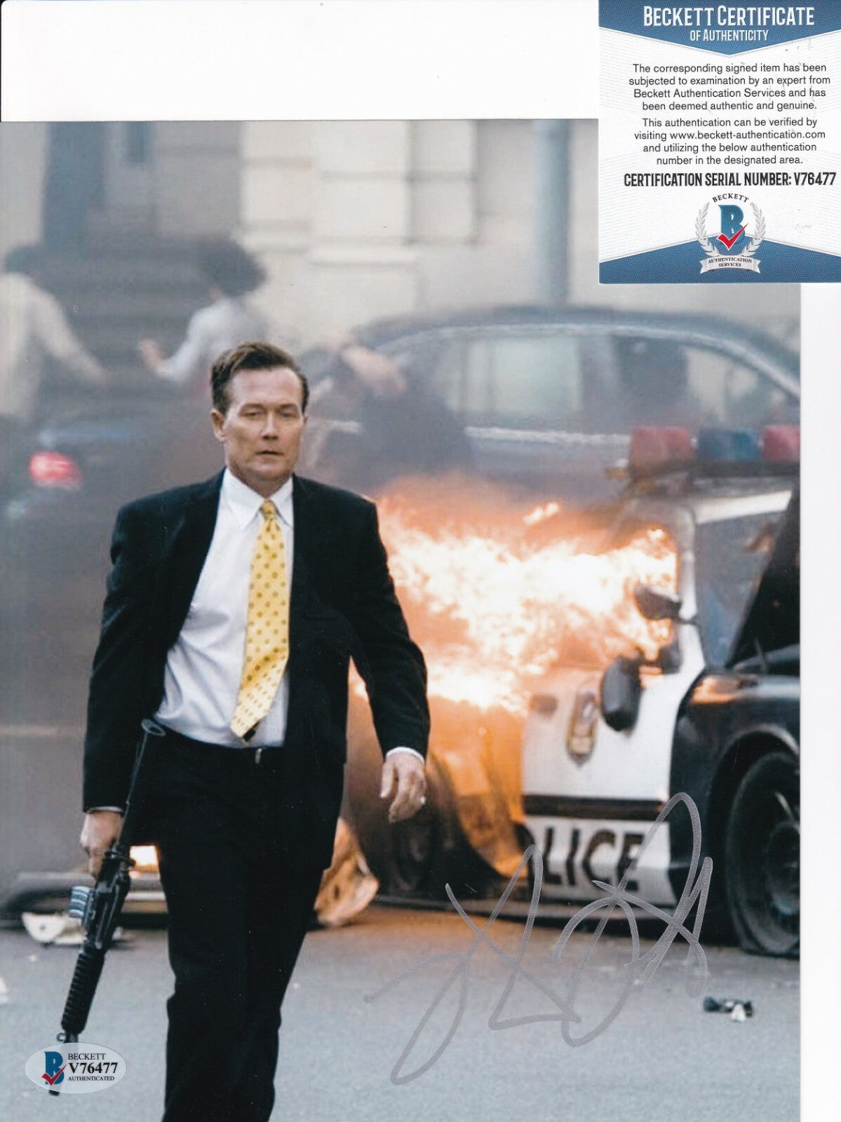 ROBERT PATRICK autographed (THE MARINE signed 8X10 photo BECKETT BAS V76477