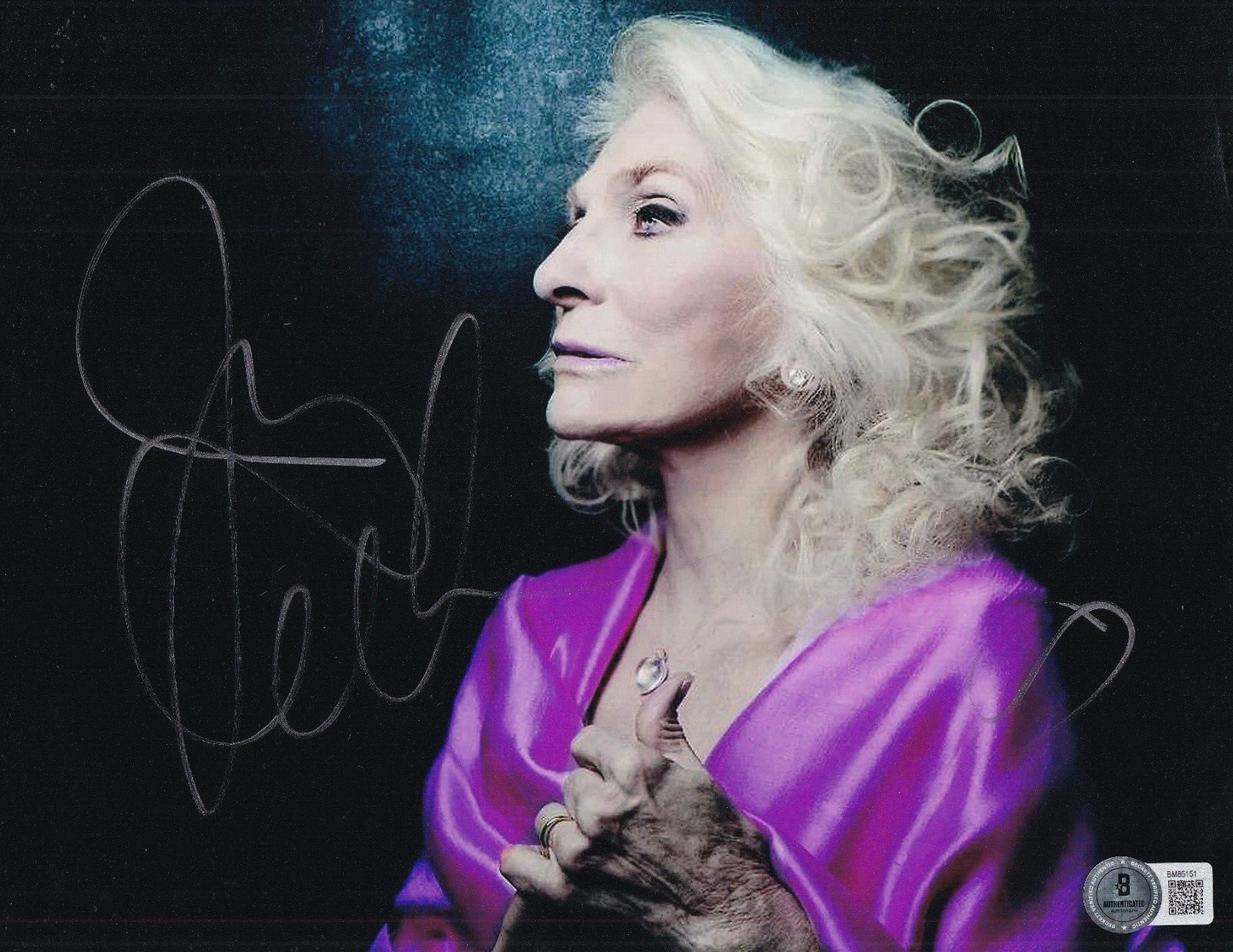 JUDY COLLINS signed (WILDFLOWERS) Music Singer 8X10 photo BECKETT BM85151