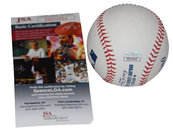 WANDER FRANCO signed (TAMPA BAY RAYS) autographed OML baseball JSA DD31924