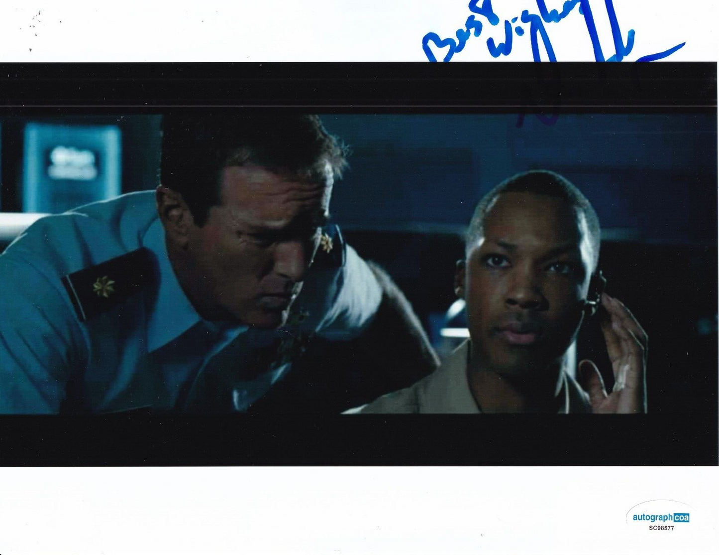 LINDEN ASHBY signed (TEEN WOLF) Sheriff Noah autographed 8X10 photo ACOA SC98577