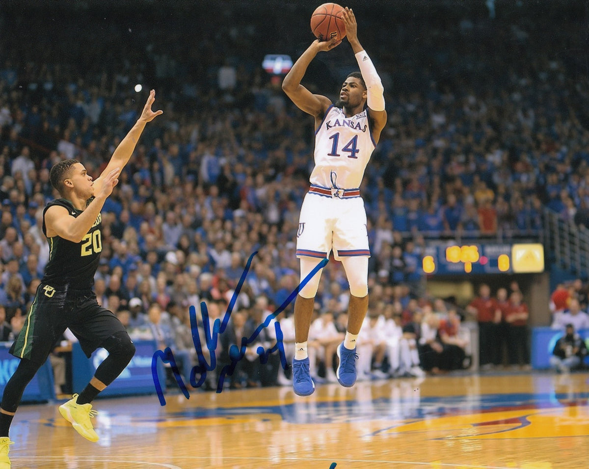 MALIK NEWMAN signed (KANSAS JAYHAWKS) Basketball NBA 8X10 photo W/COA #1