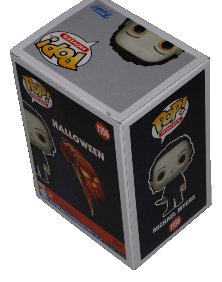 NICK CASTLE & TOMMY LEE WALLACE signed (HALLOWEEN) Funko pop #1156 BAS 1W002764
